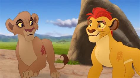 the lion guard vitani|kion gives vitani the roar.